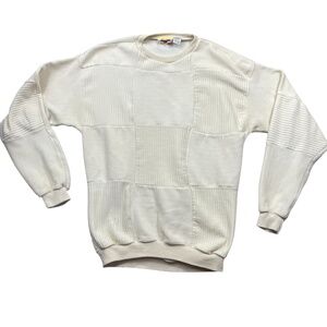 Cotler Vintage Off White Sweater Long Sleeve Large (see‎ descriiption)